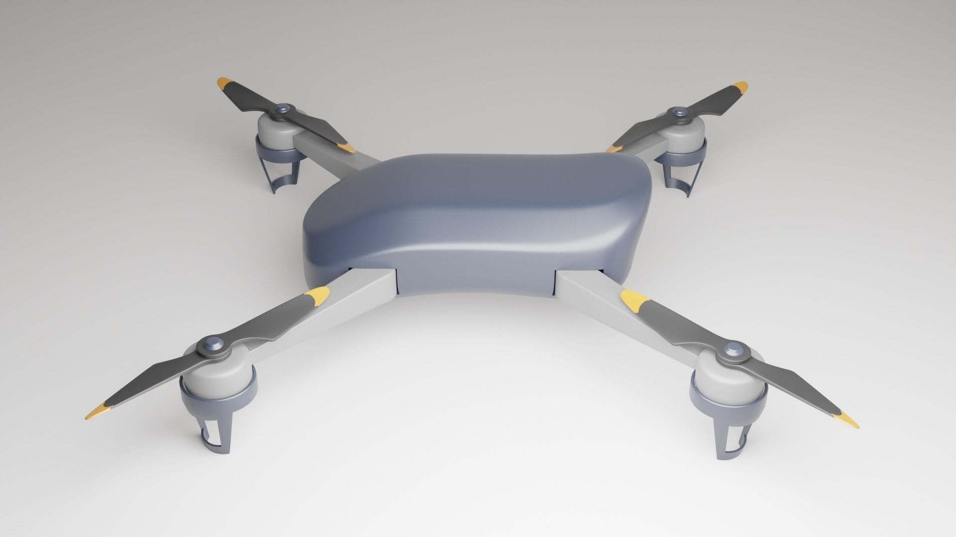 Drone - Quadcopter 3D model_6