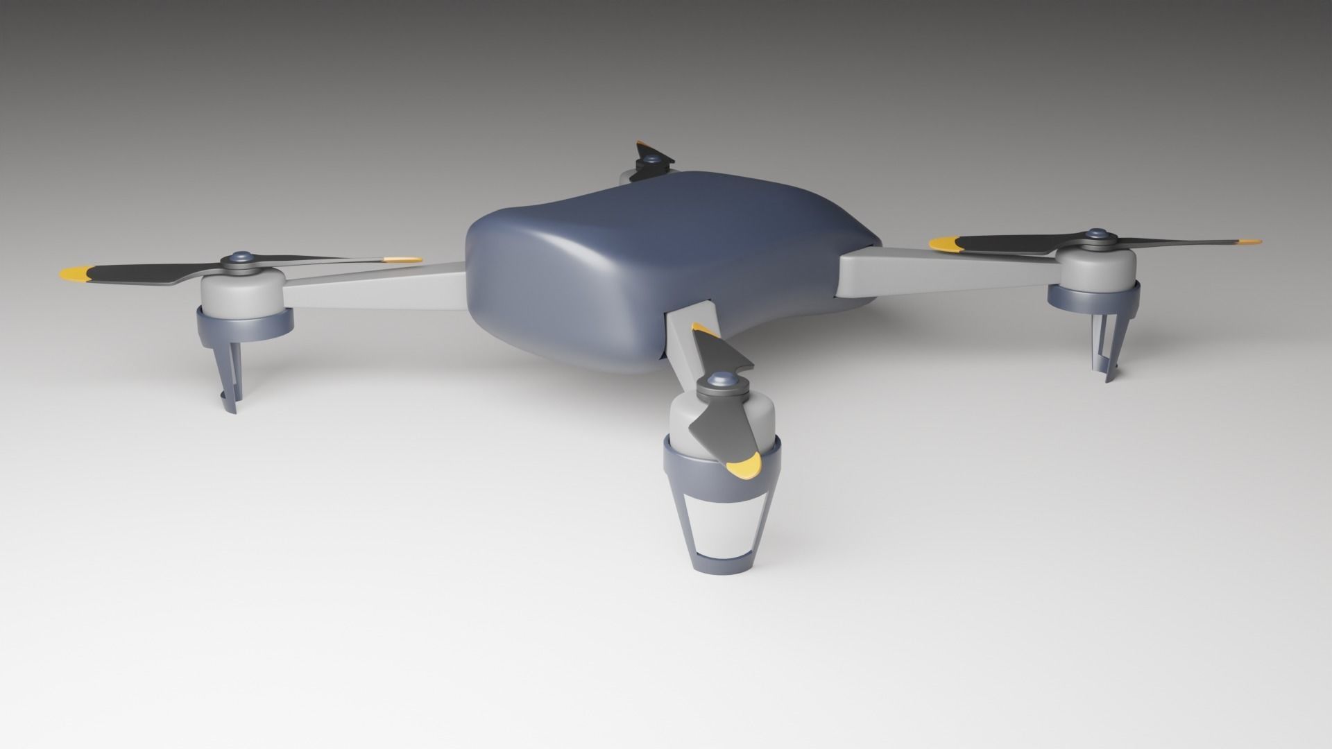Drone - Quadcopter 3D model_9