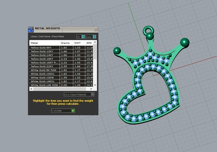 heart pendant 3D print model_5
