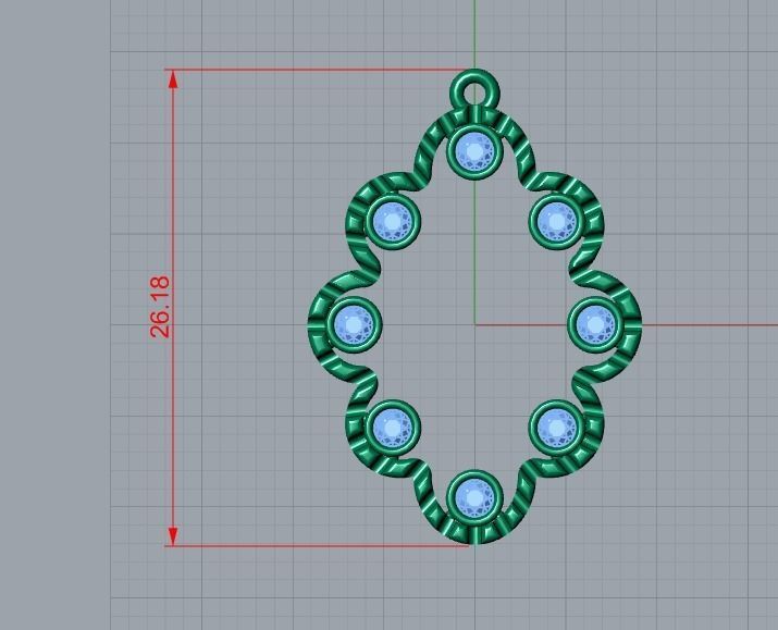 pendant jewelry 3D print model_6