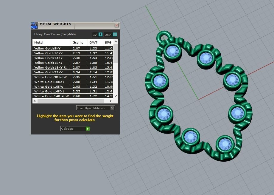 pendant jewelry 3D print model_4