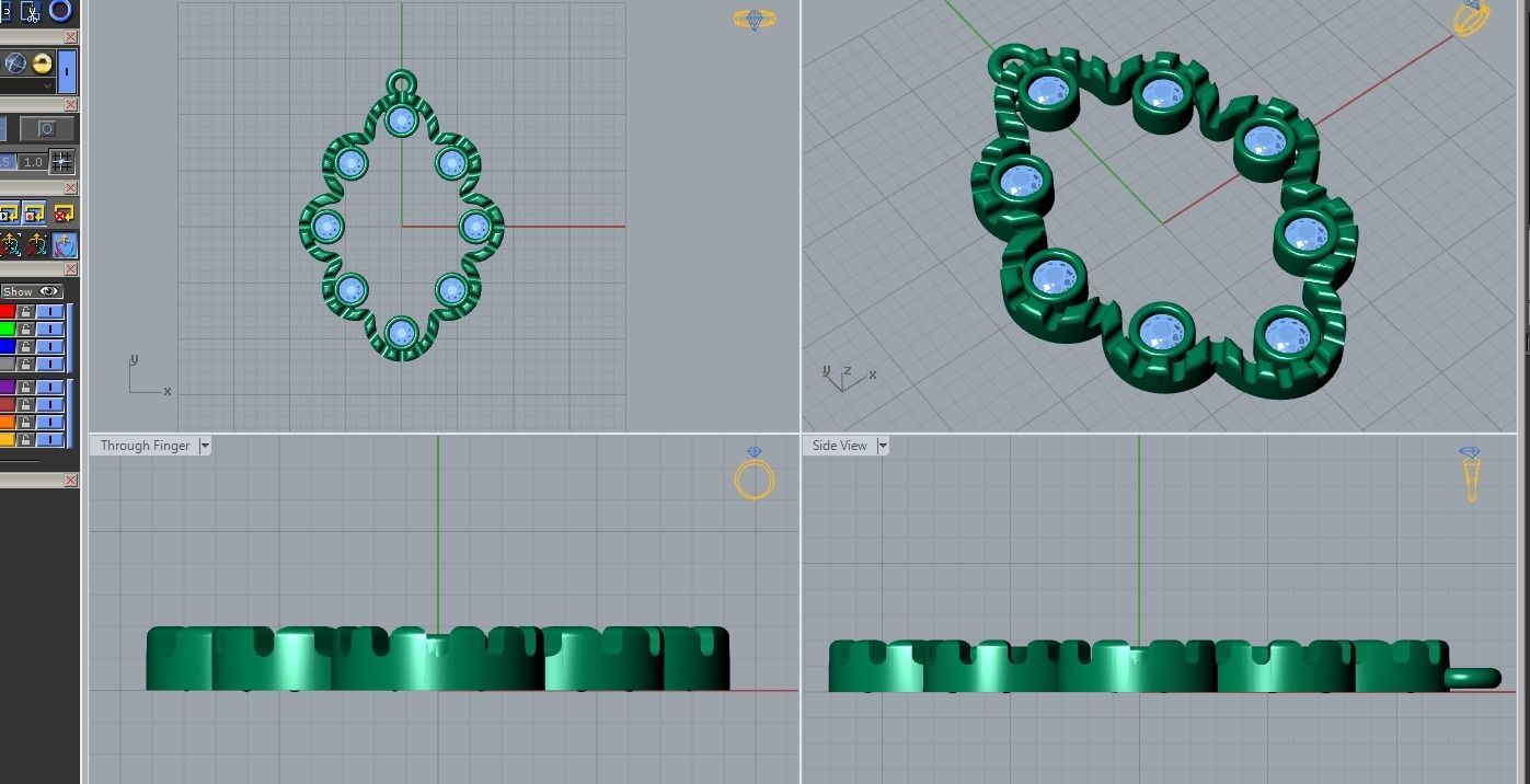 pendant jewelry 3D print model_3