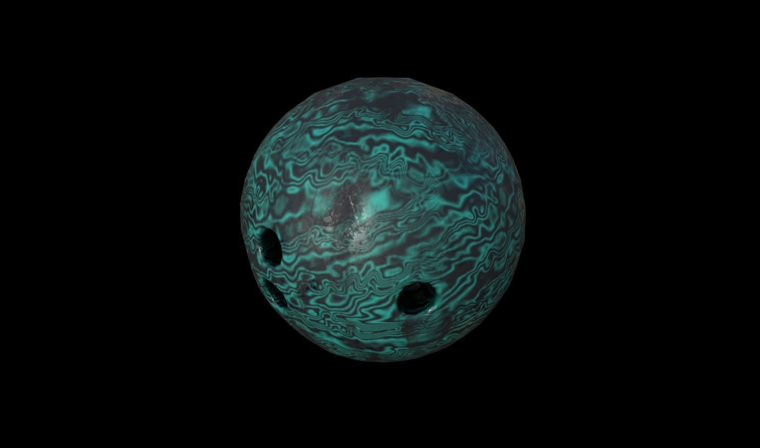 Bowling Props Low-poly 3D model_5