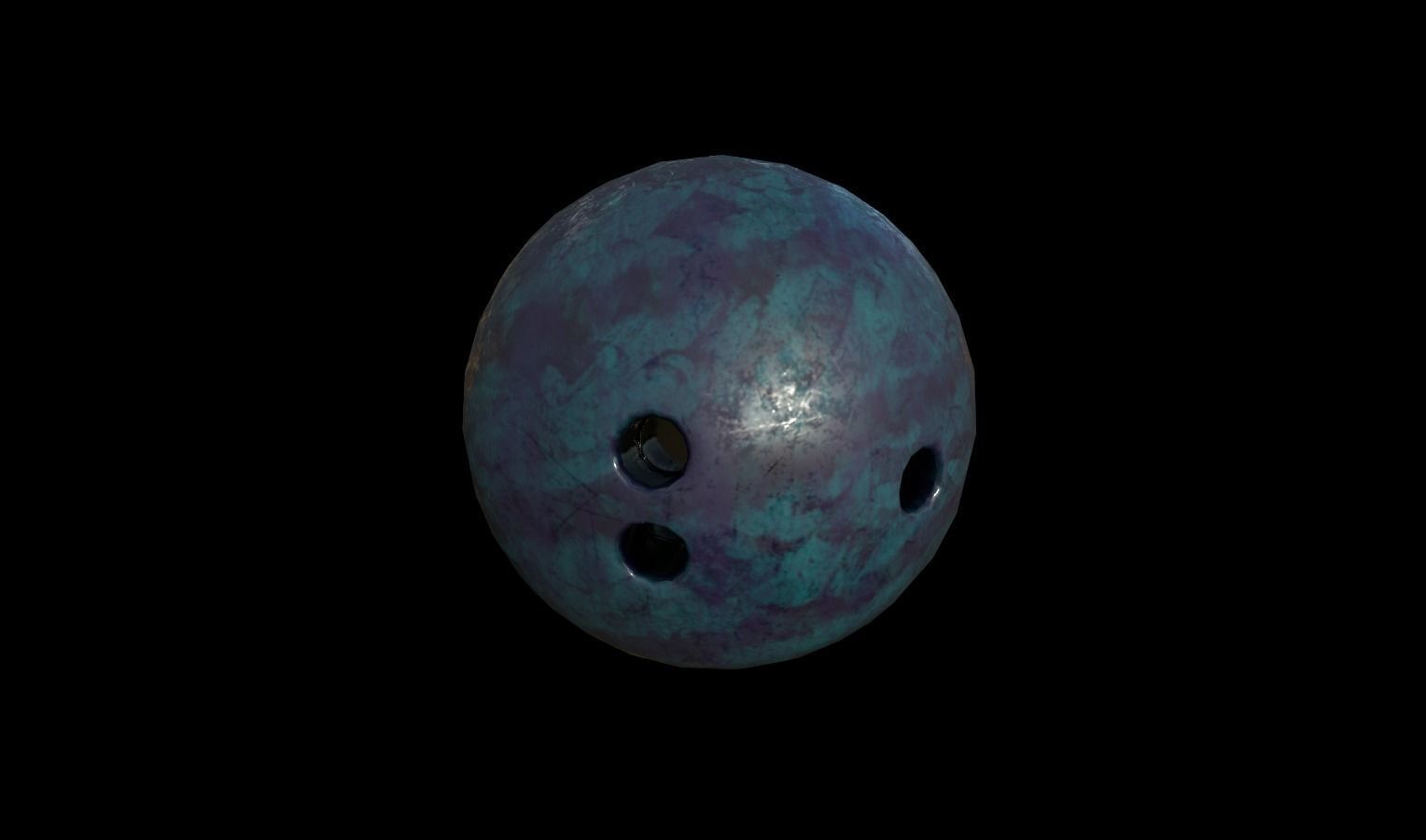 Bowling Props Low-poly 3D model_7