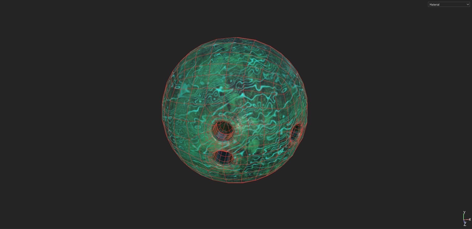 Bowling Props Low-poly 3D model_10