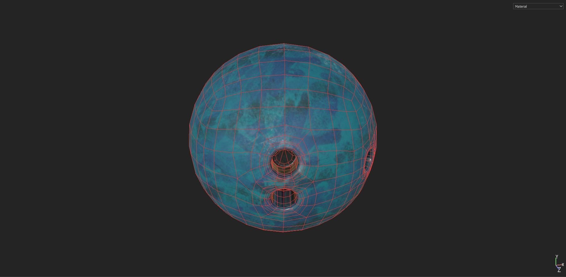 Bowling Props Low-poly 3D model_4