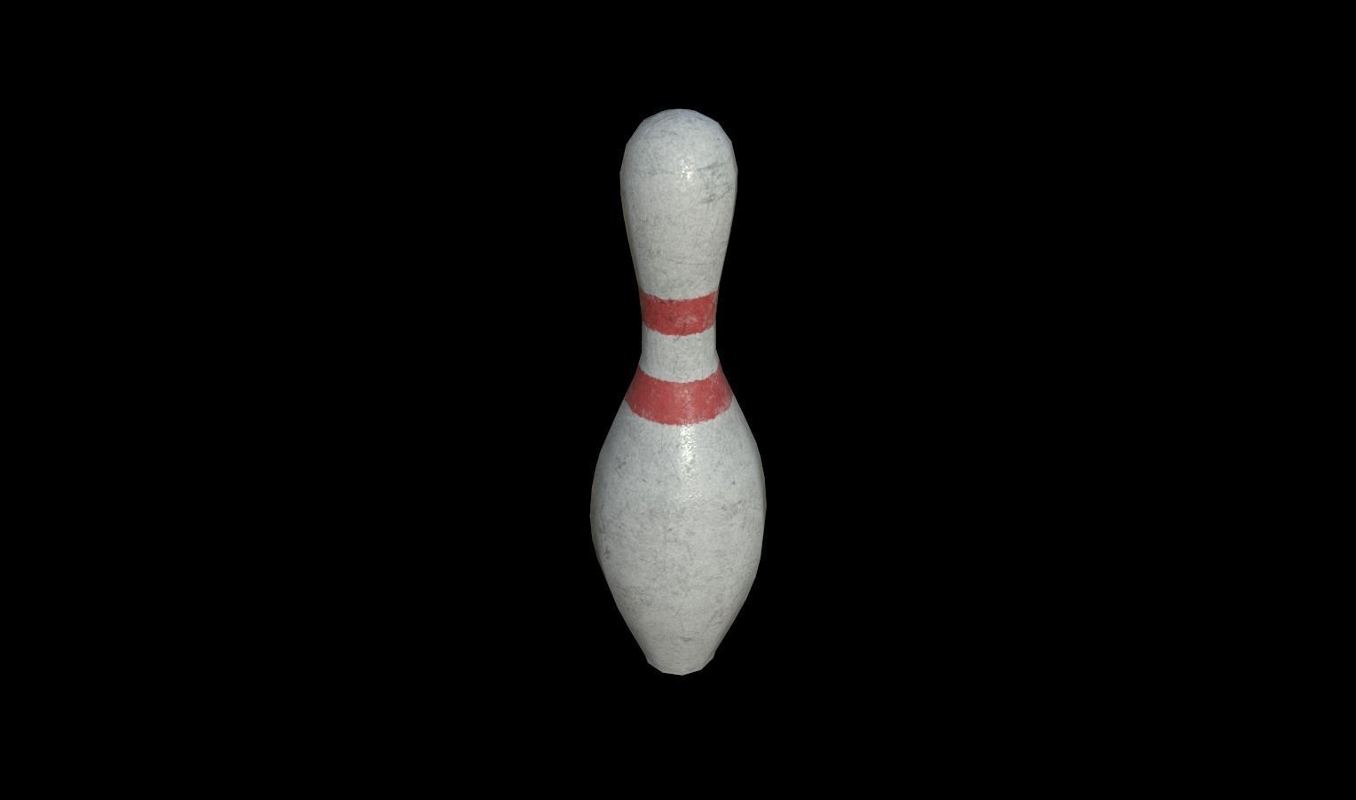 Bowling Props Low-poly 3D model_13