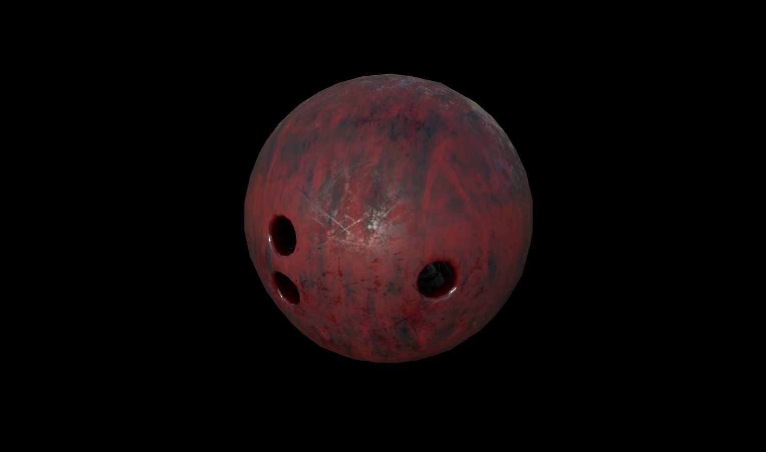 Bowling Props Low-poly 3D model_11