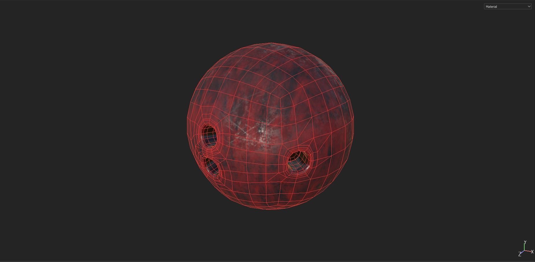 Bowling Props Low-poly 3D model_12