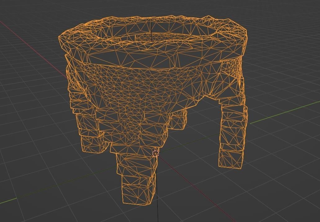 Stone Arch - Ancient Circle - Low-poly Game-ready Model Low-poly 3D model_4