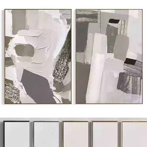 Plaster Two Photo Frame 171