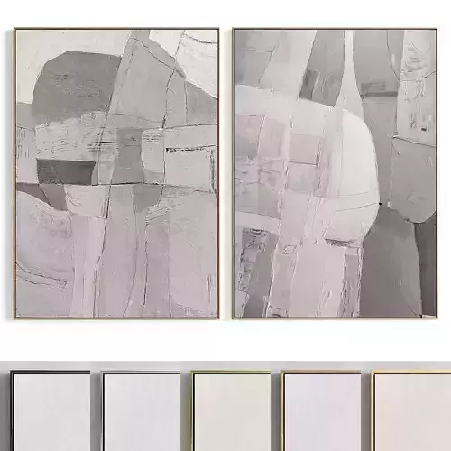 Plaster Two Photo Frame 172