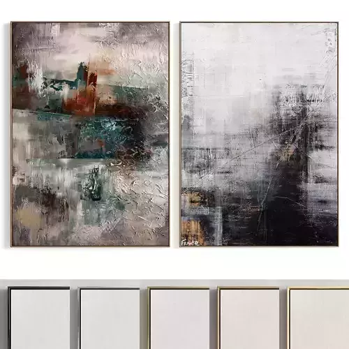 Plaster Two Photo Frame 173