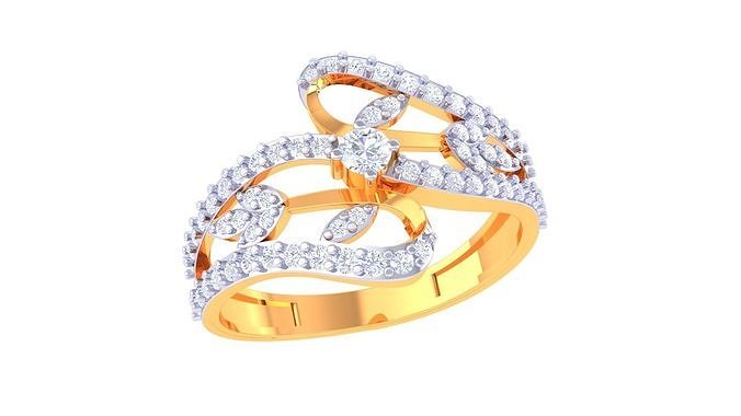 Diamond Ring - 460 3D print model