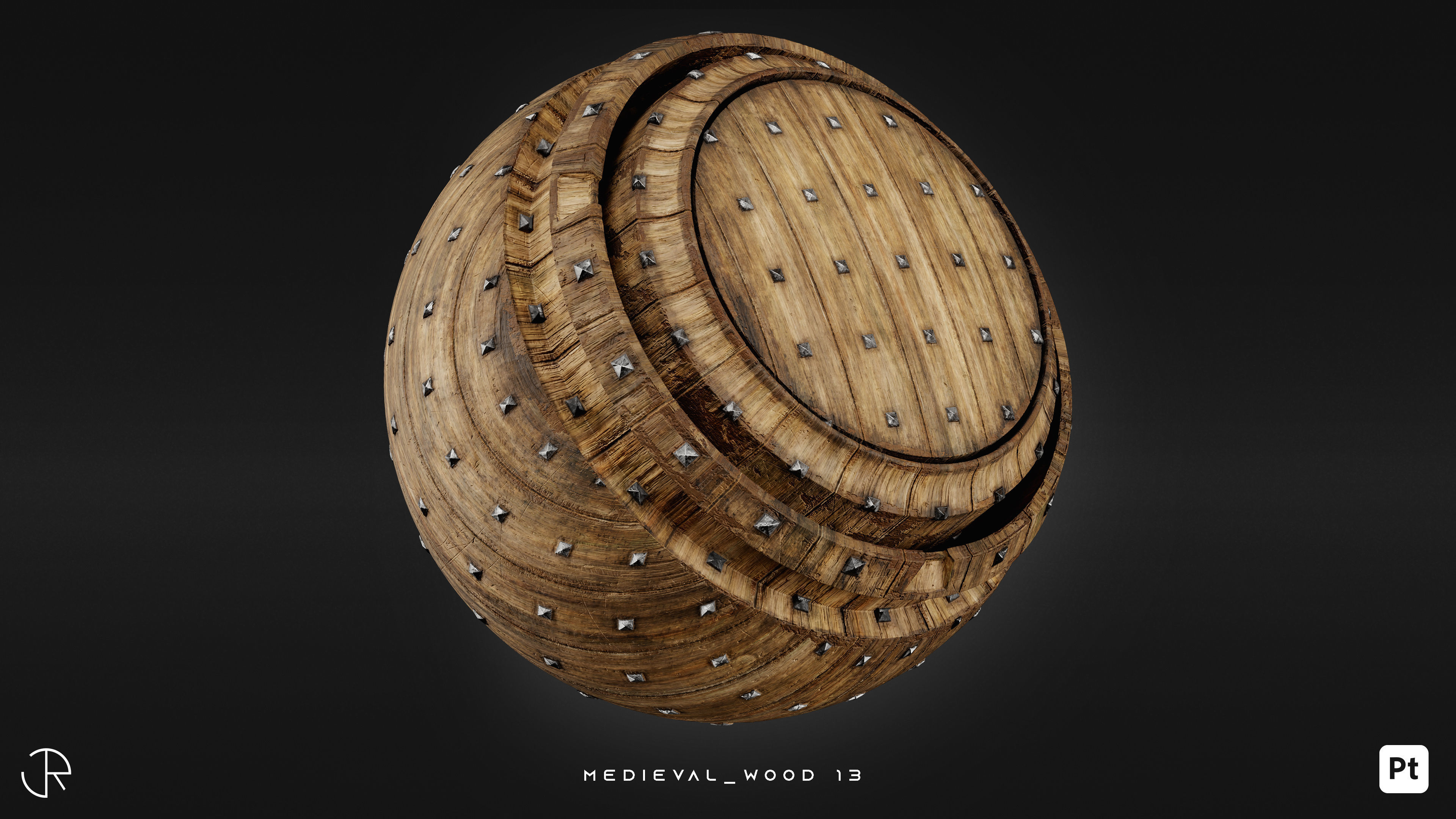 Medieval Wood and Metal Smart Materials for Substance 3D Painter 3D model_16