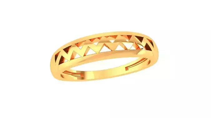 Plain Gold Ring - 438