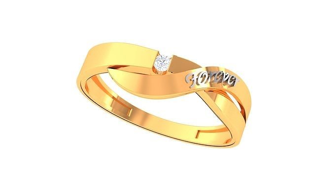 Band Ring - 386 3D print model