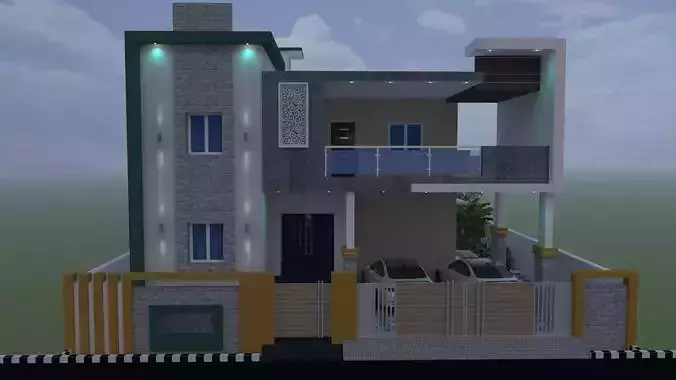 Modern Elevation 003 3D model