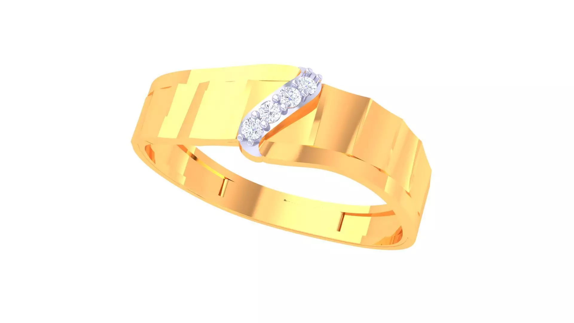 Band Ring - 360 3D print model_0