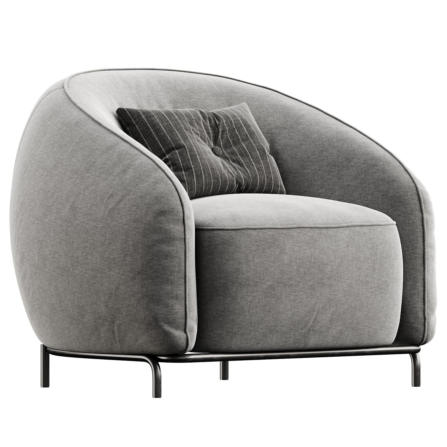 Nest Armchair by Nicoline 3D model_2