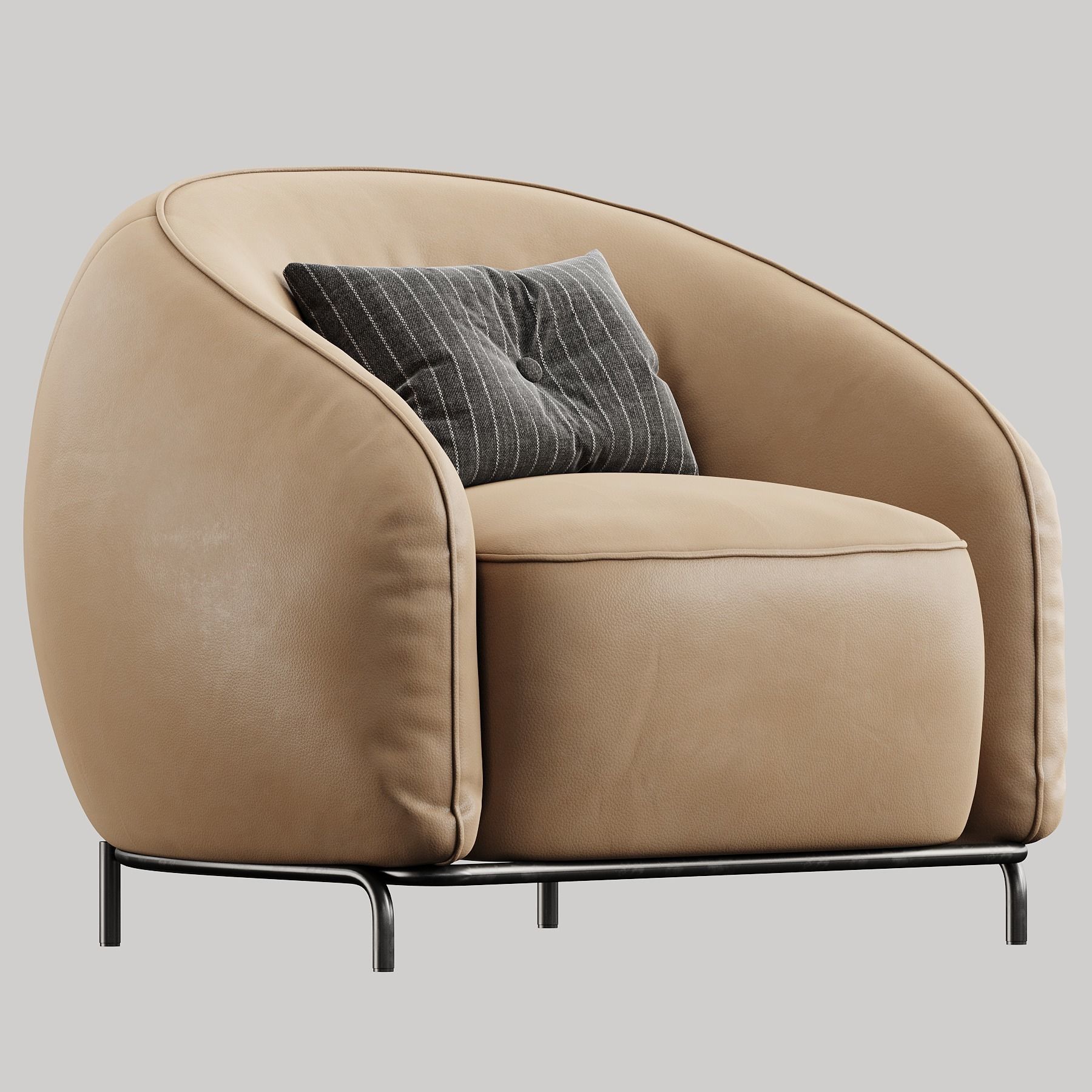 Nest Armchair by Nicoline 3D model_3