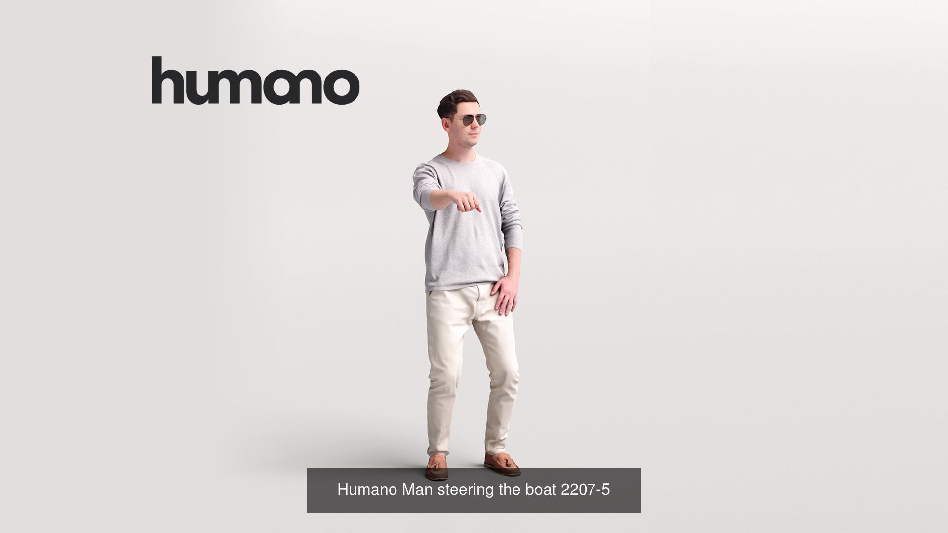 Humano 6-Pack - YACHT PEOPLE - 6x 3D models A 3D Model Collection_4