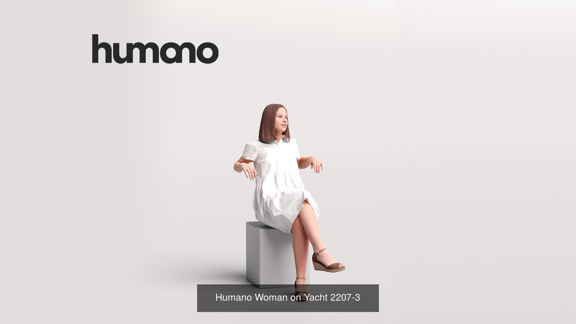 Humano 6-Pack - YACHT PEOPLE - 6x 3D models A 3D Model Collection_2