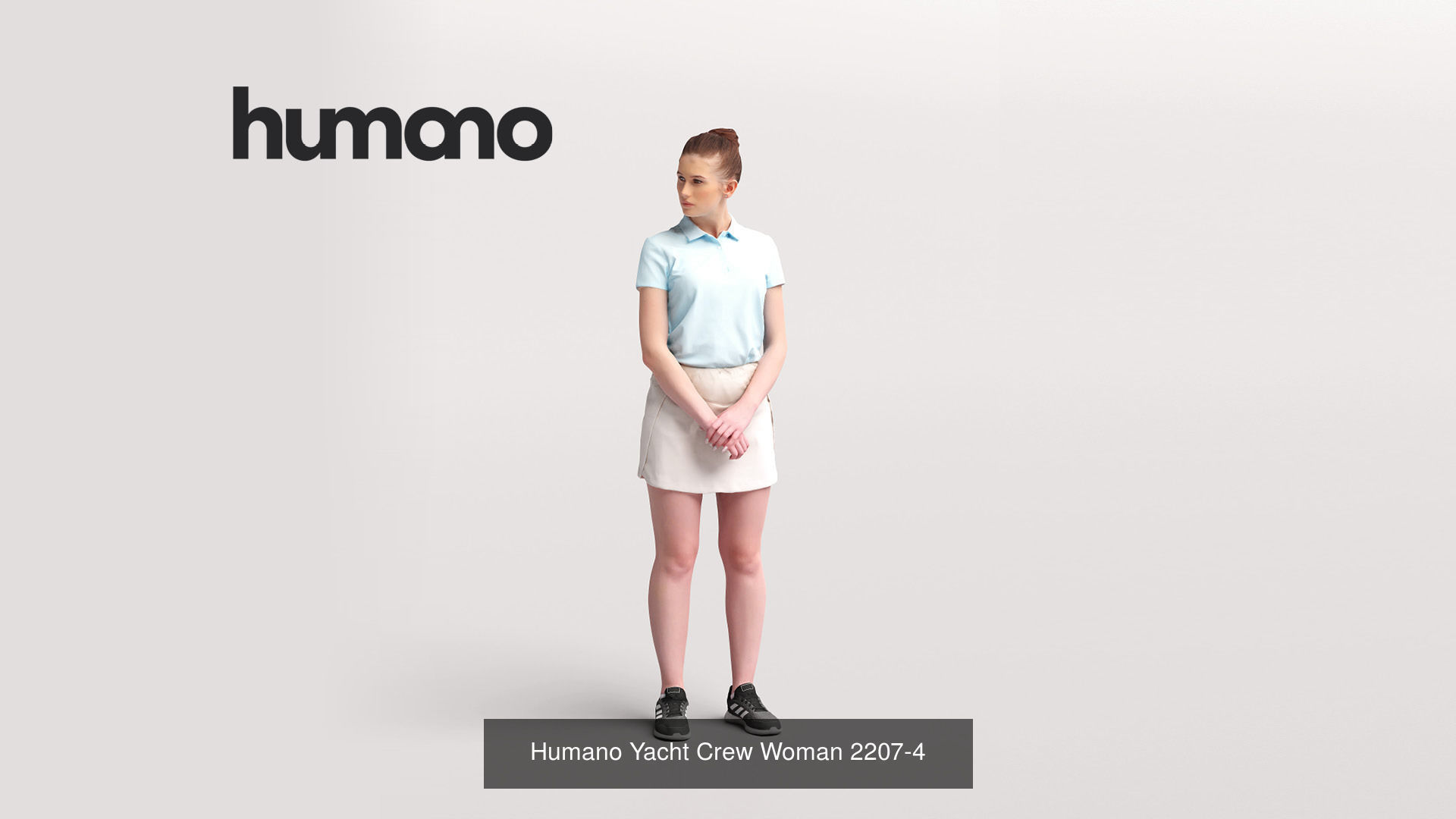 Humano 6-Pack - YACHT PEOPLE - 6x 3D models A 3D Model Collection_5