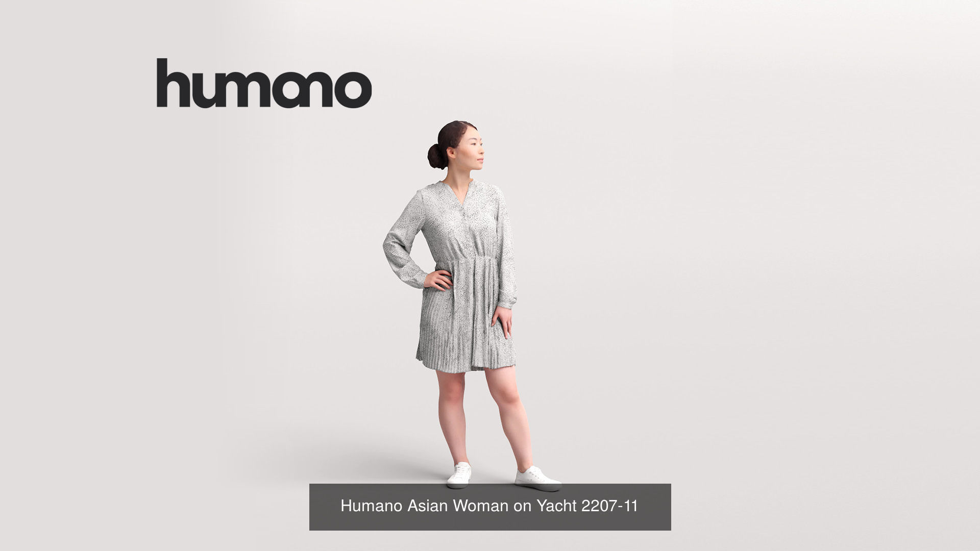 Humano 6-Pack - YACHT PEOPLE - 6x 3D models A 3D Model Collection_3