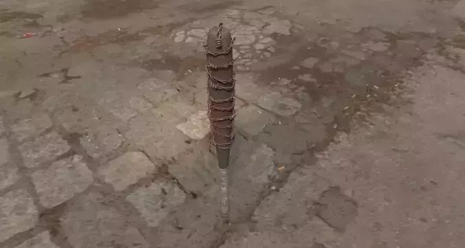 Barbed Wire Bat-PBR-Game Ready Asset