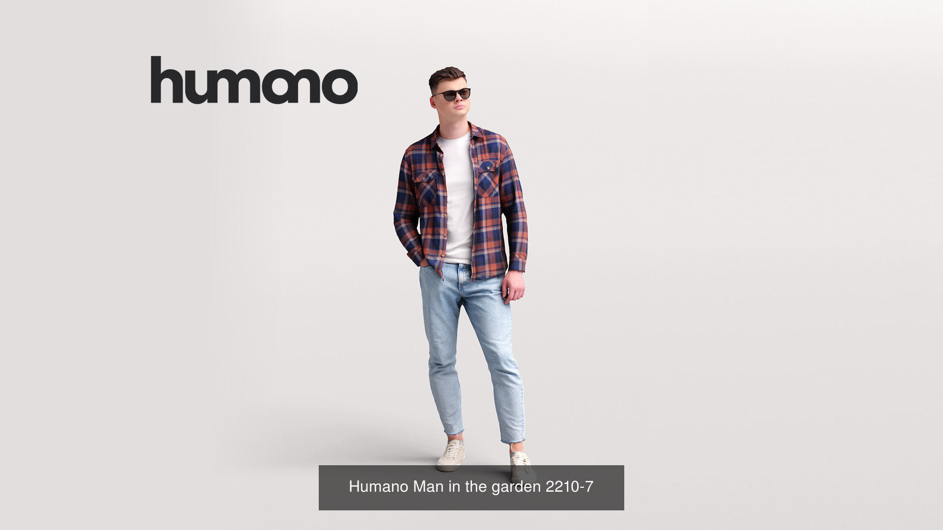 Humano 6-Pack - OUTDOOR GARDEN LEISURE PEOPLE - 6x 3D models B 3D Model Collection_6