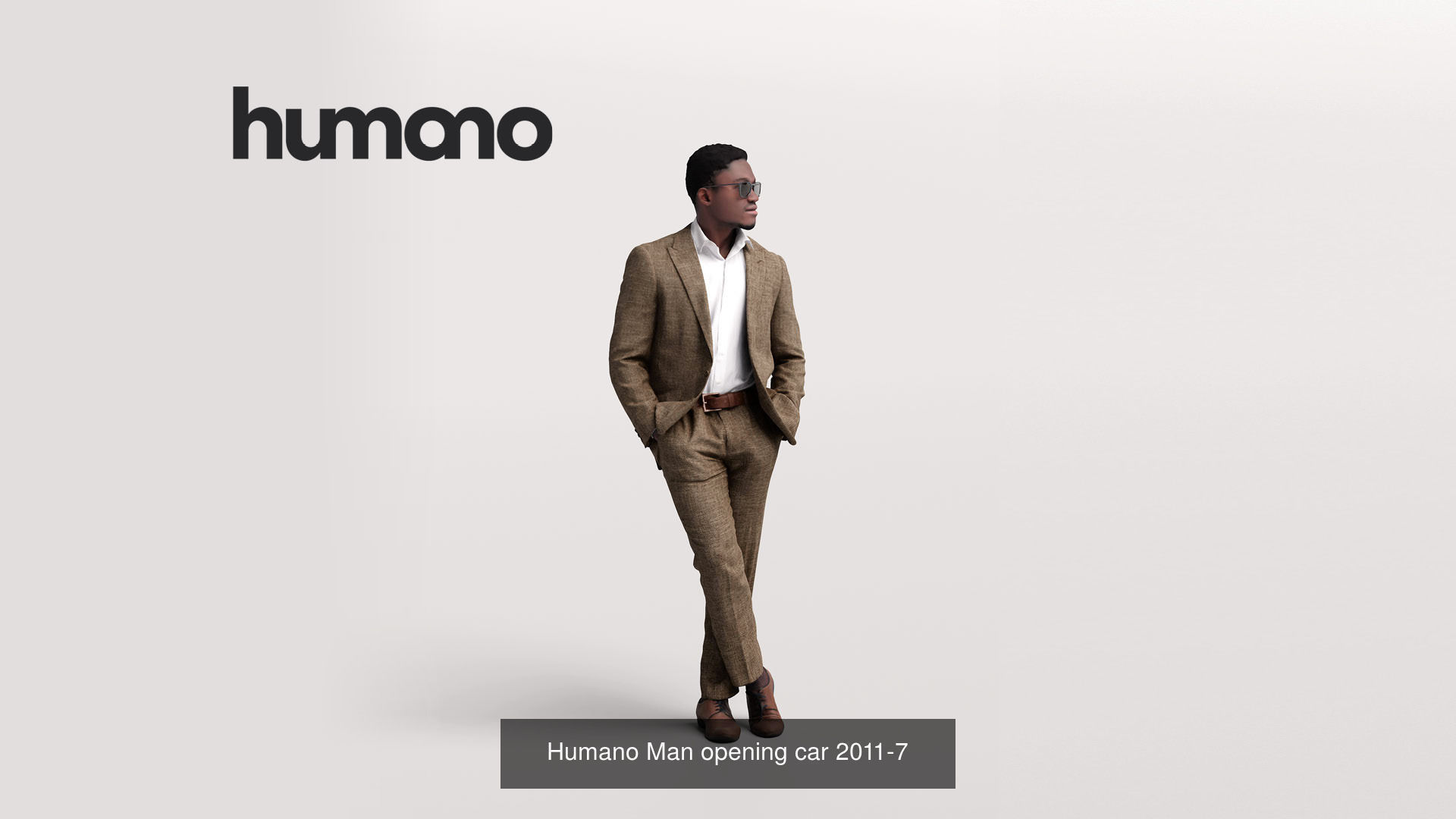 Humano 6-Pack - PEOPLE FOR CARS - 6x 3D models A 3D Model Collection_6