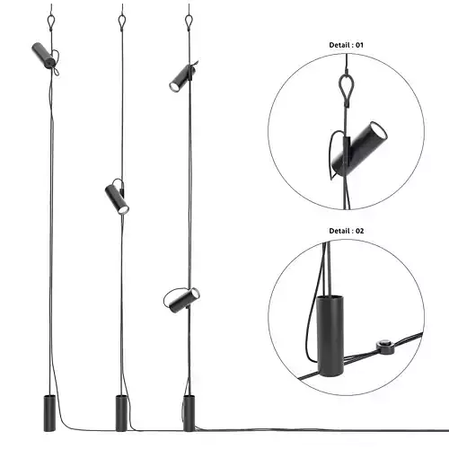 Hanging Pendant light 3D model