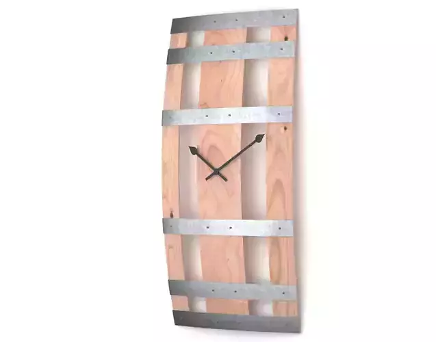Wall clock - barrel
