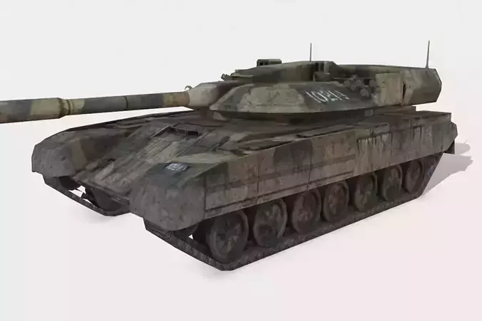 Tank T-95 Low-poly 3D model