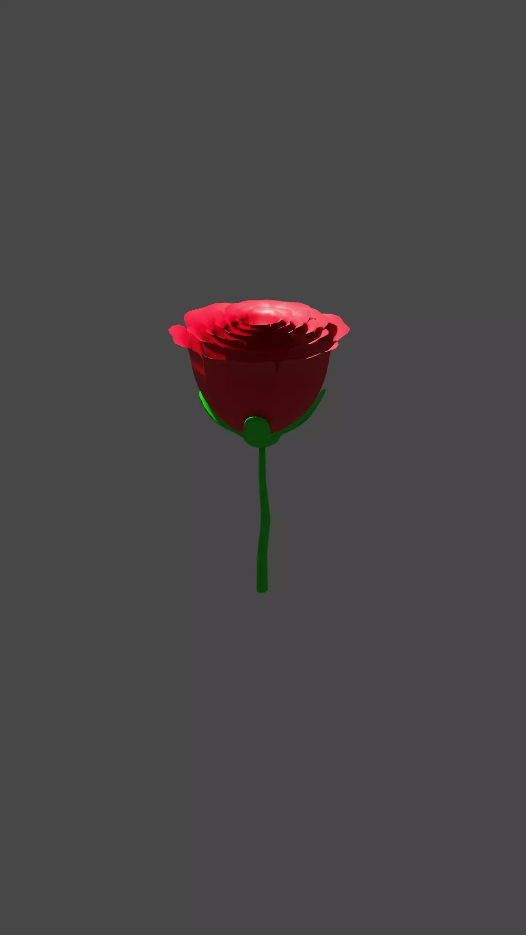 Rose flower Free 3D model