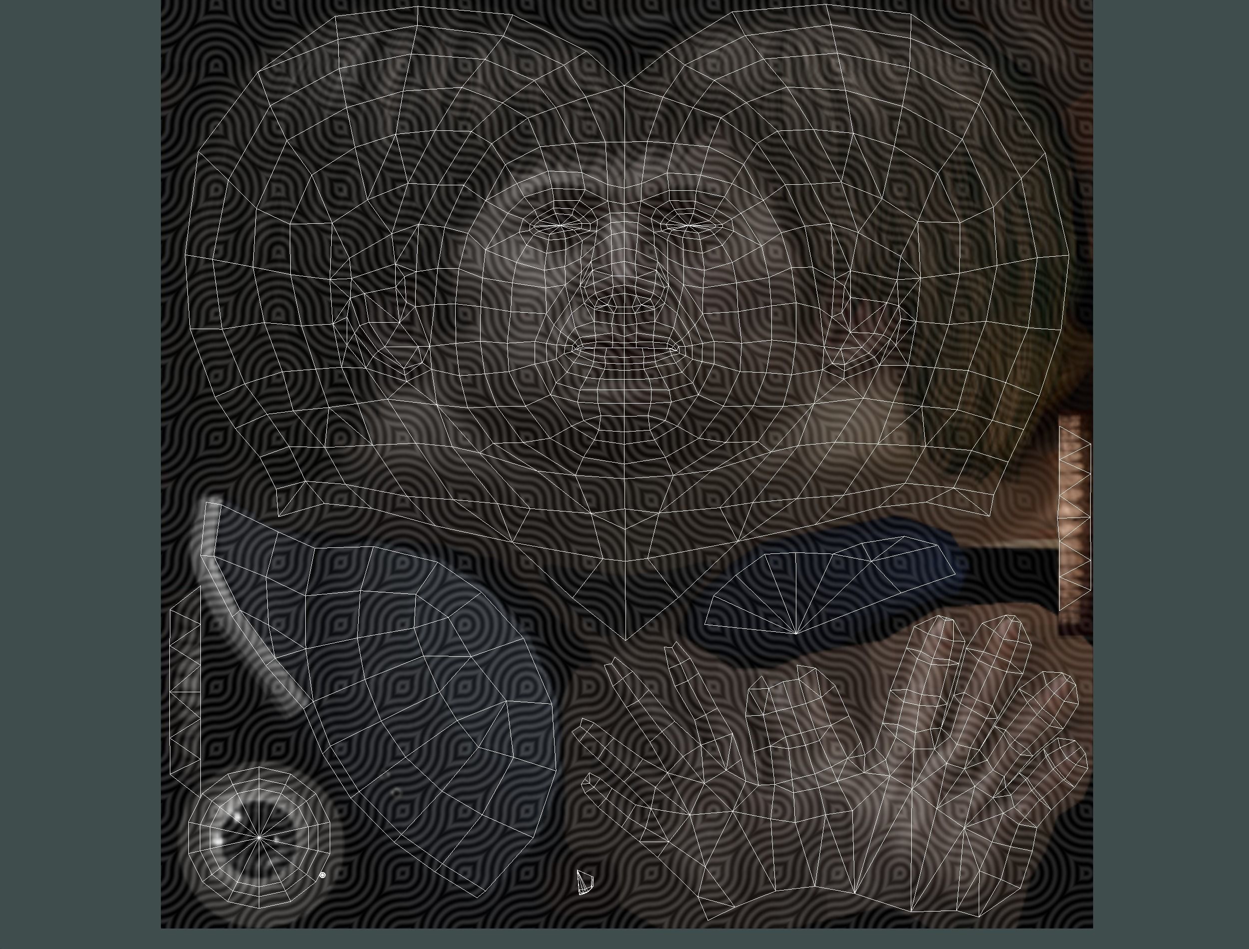 Man - Male Lab Technician Uniform Low-poly 3D model_17