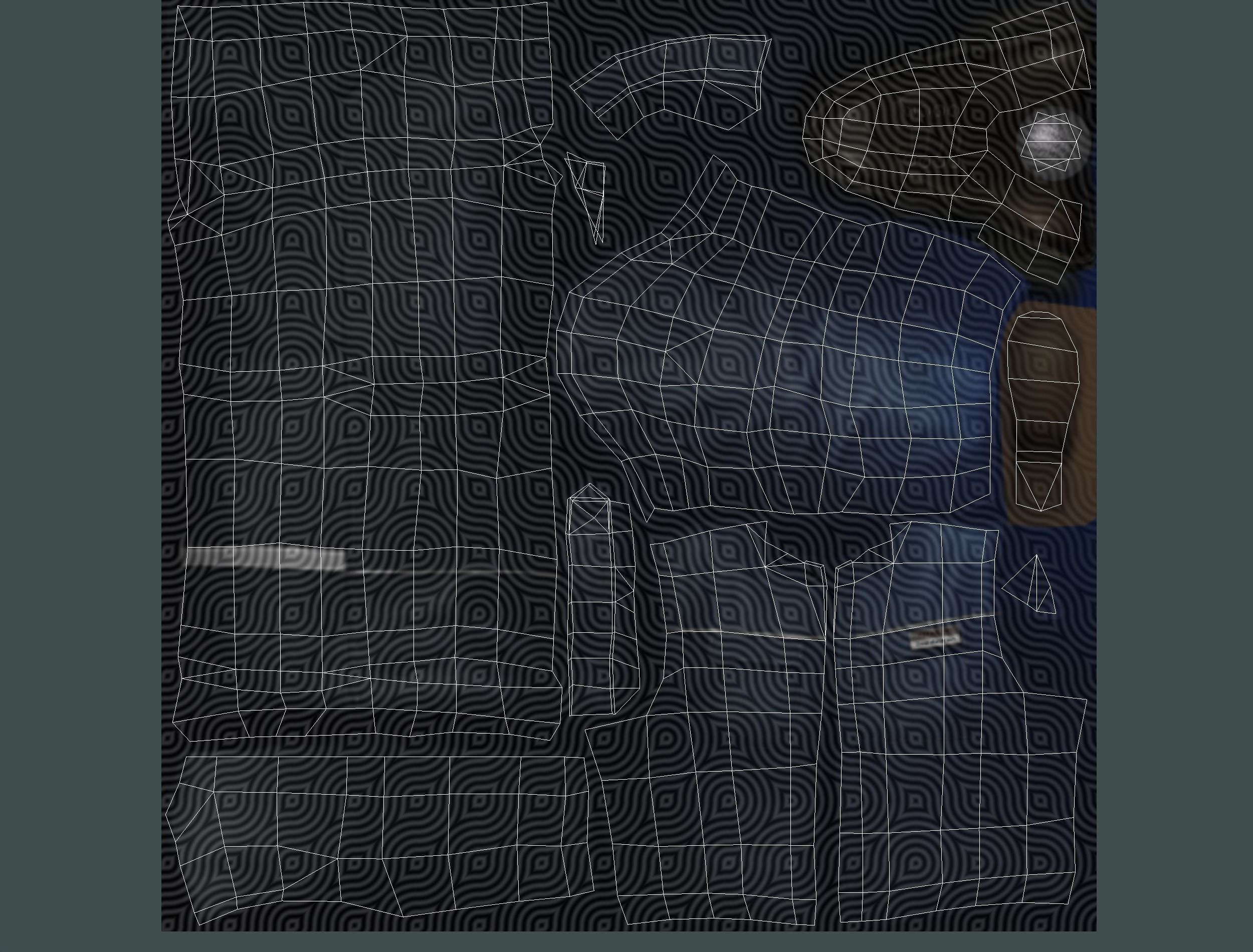 Man - Male Lab Technician Uniform Low-poly 3D model_18