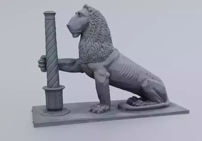 Lion statue