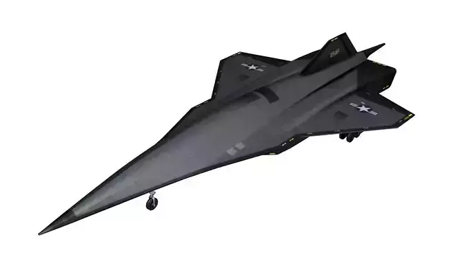 SR-72 Concept  American spy drone Low-poly 3D model
