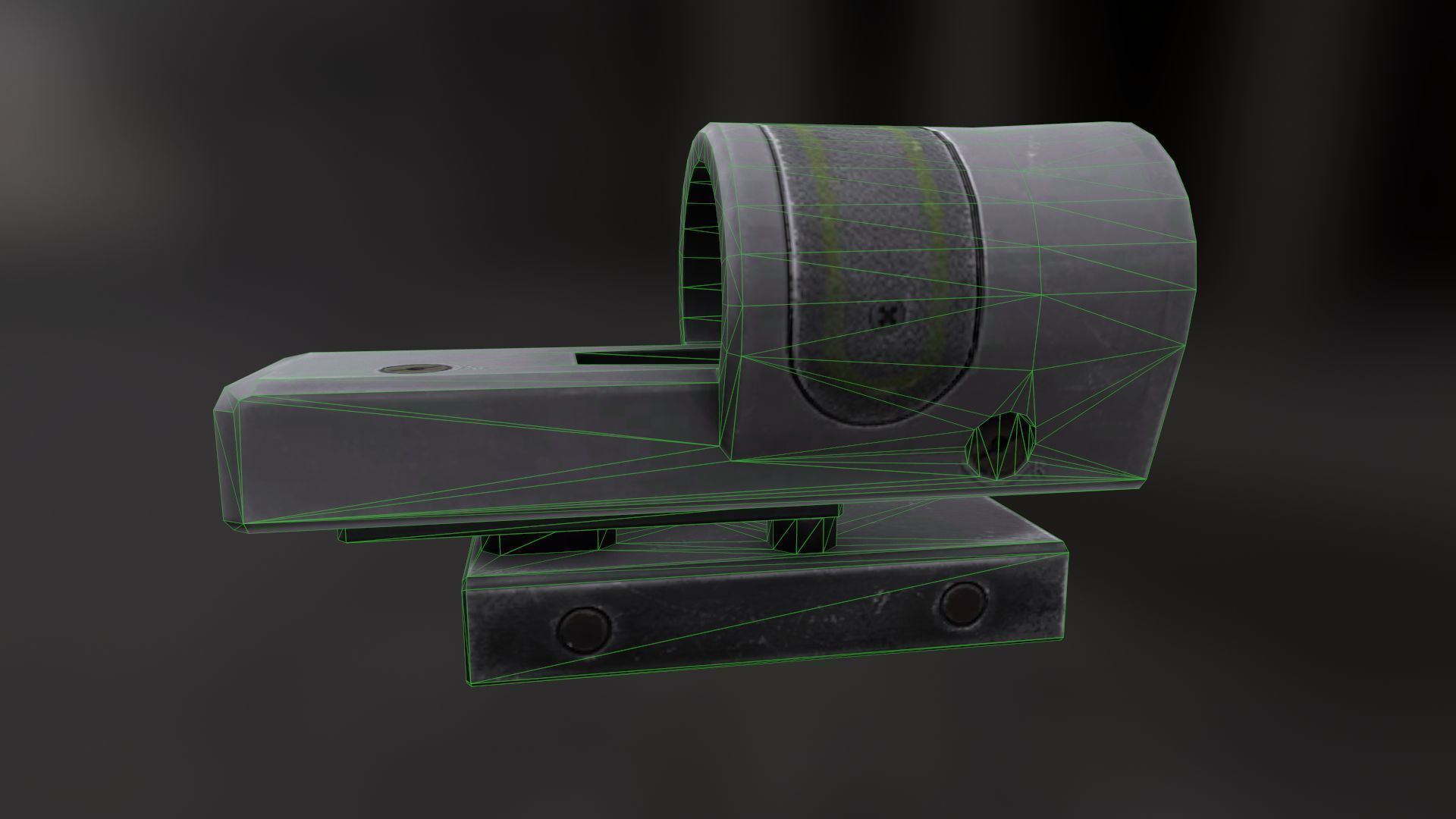 Reflex RX34 Low-poly 3D model_4