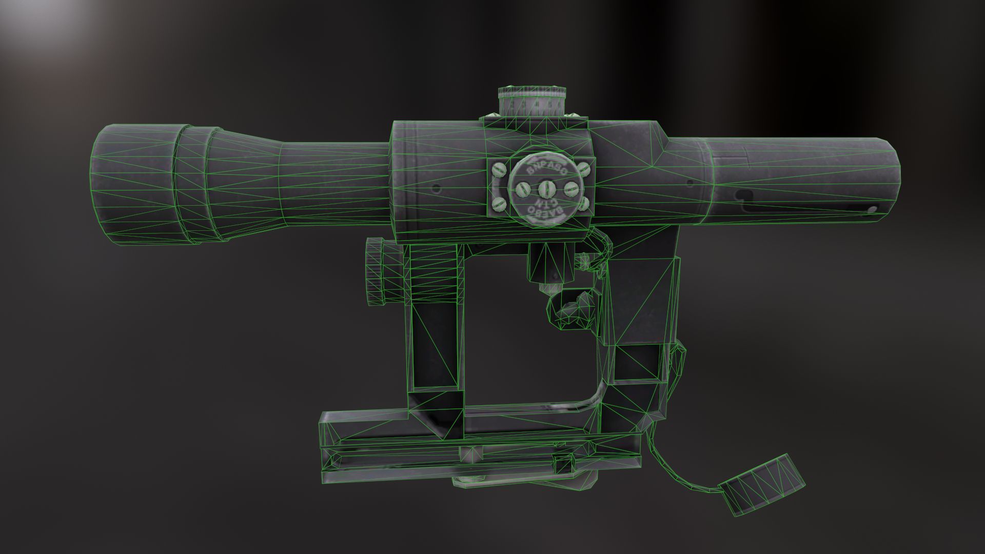 POSP 4x24 Low-poly 3D model_4