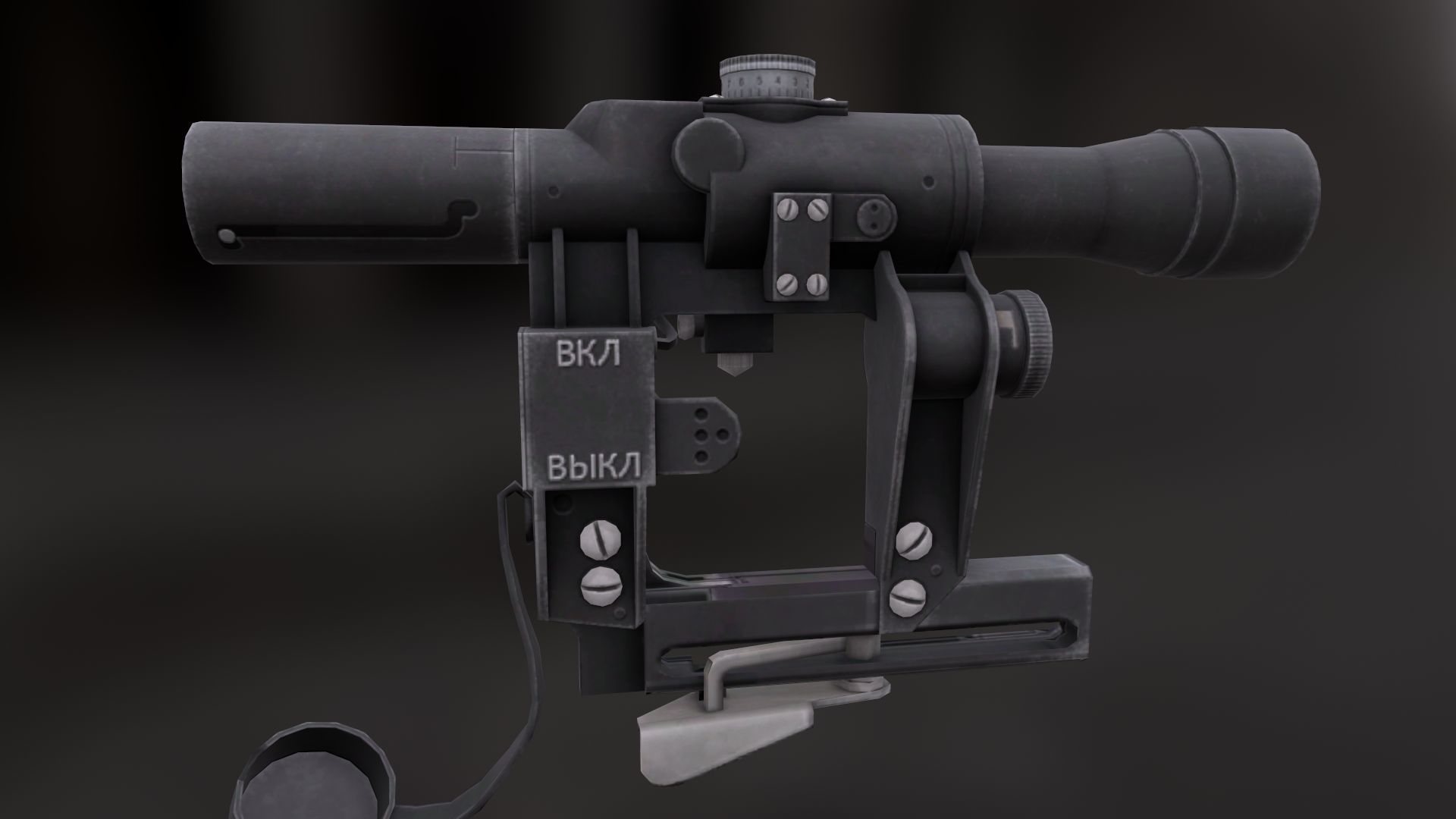 POSP 4x24 Low-poly 3D model_3