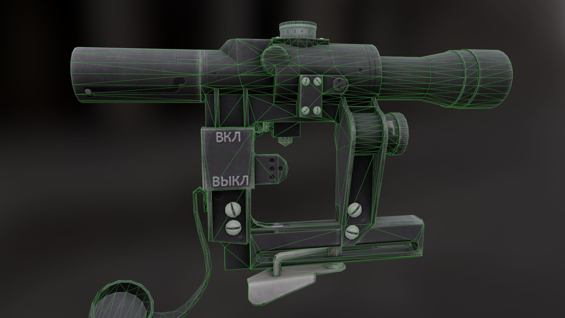 POSP 4x24 Low-poly 3D model_5