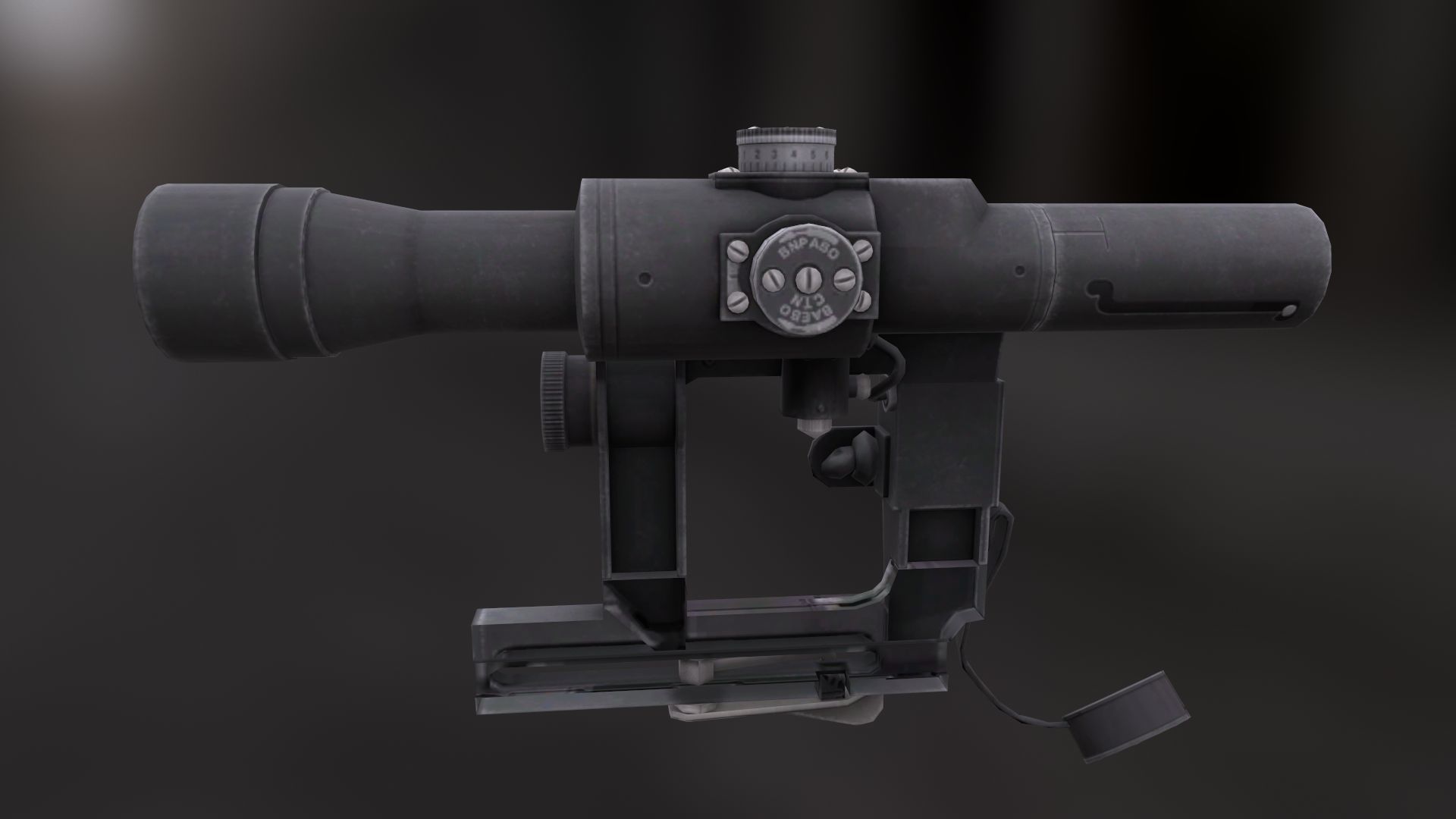 POSP 4x24 Low-poly 3D model_2