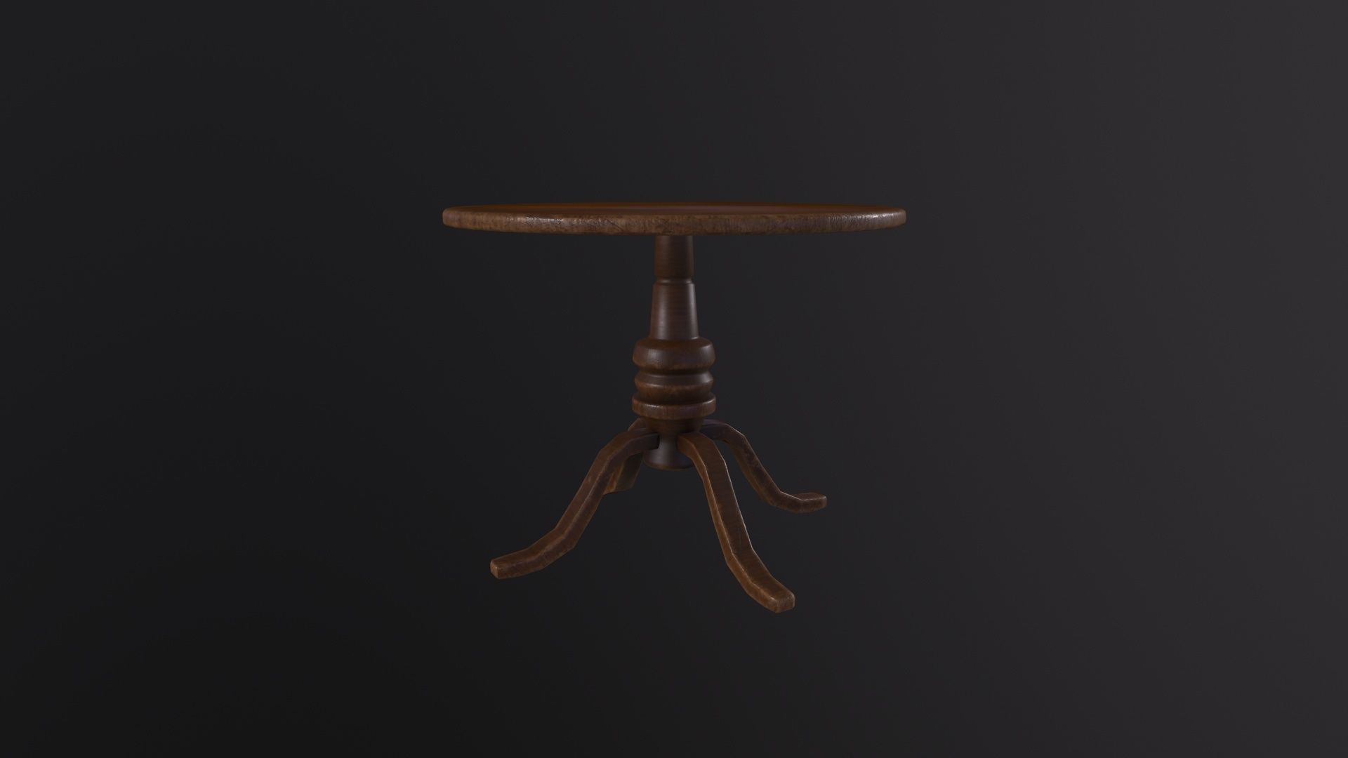 Table 3D Model Low-poly 3D model_4