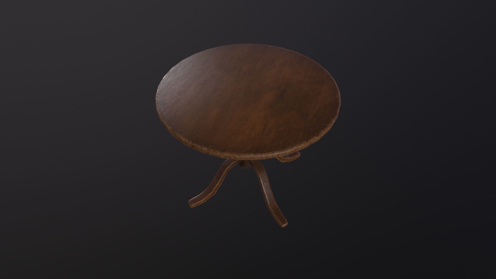 Table 3D Model Low-poly 3D model_2