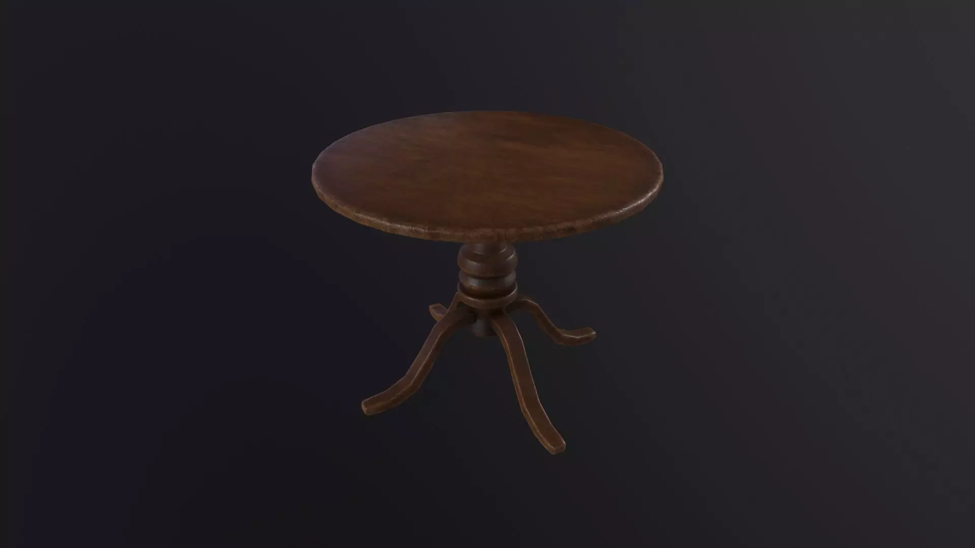 Table 3D Model Low-poly 3D model_0