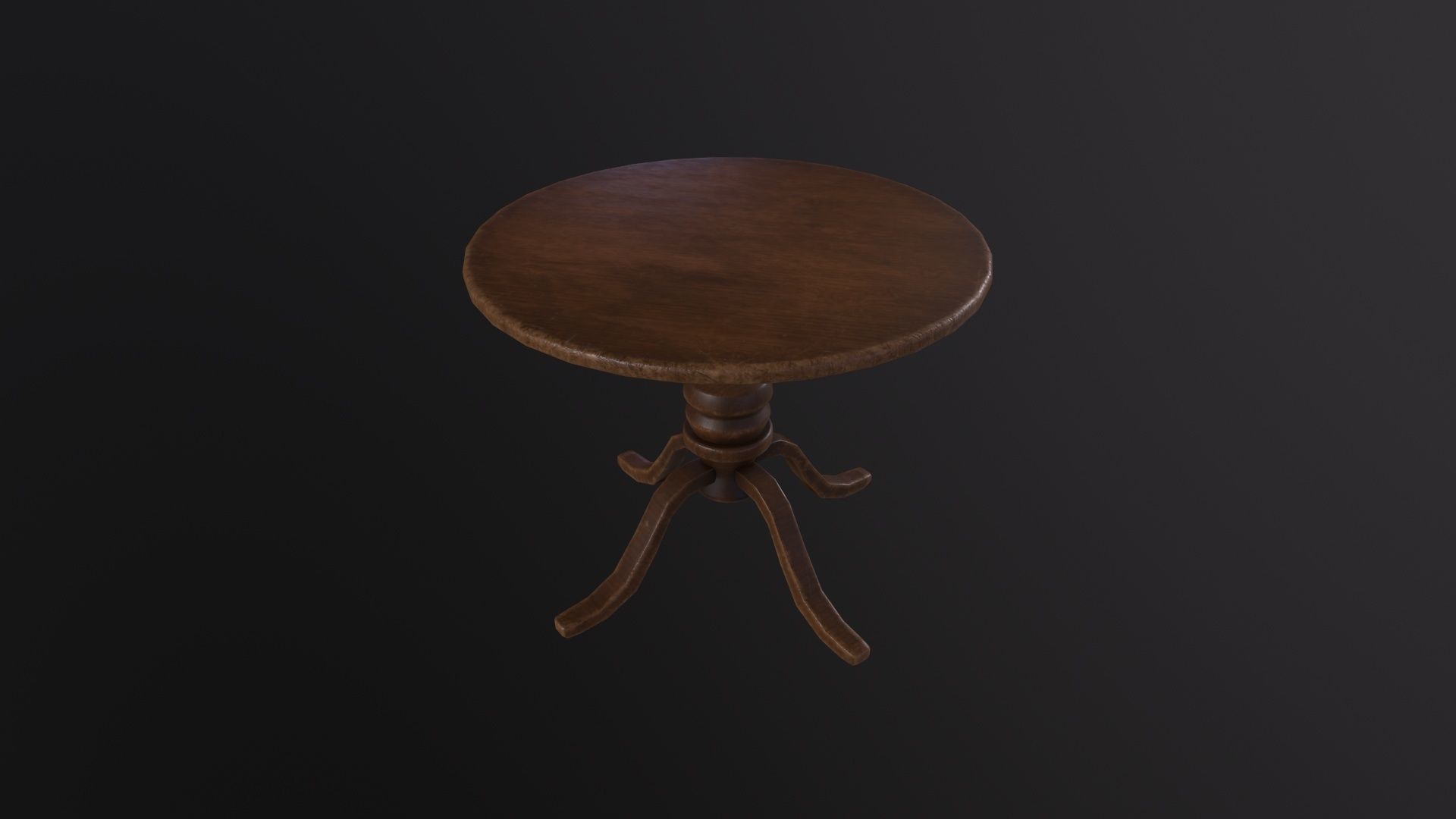 Table 3D Model Low-poly 3D model_3