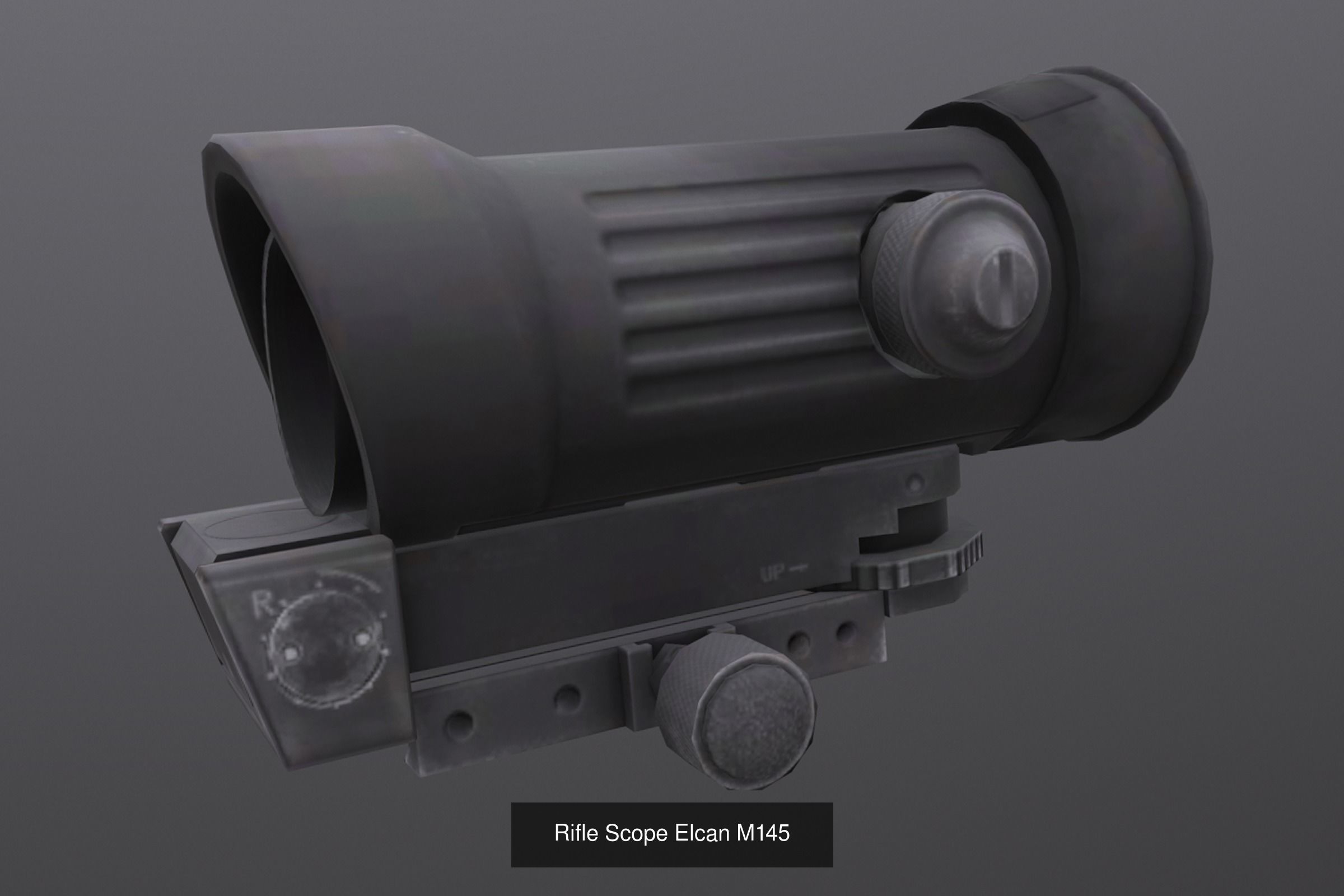 Rifle Scope Pack 3D Model Collection_4